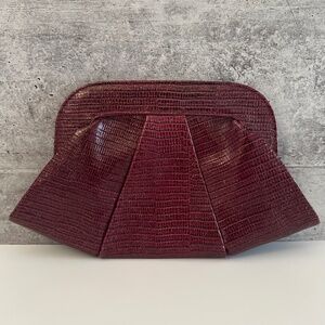 Lauren Merkin Clutch - Metallic Snake